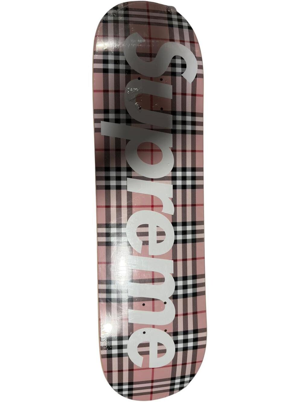 Supreme x Burberry Skateboard Deck Pink SS22